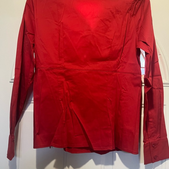 Alfani Vibrant Red Blouse - Picture 7 of 7